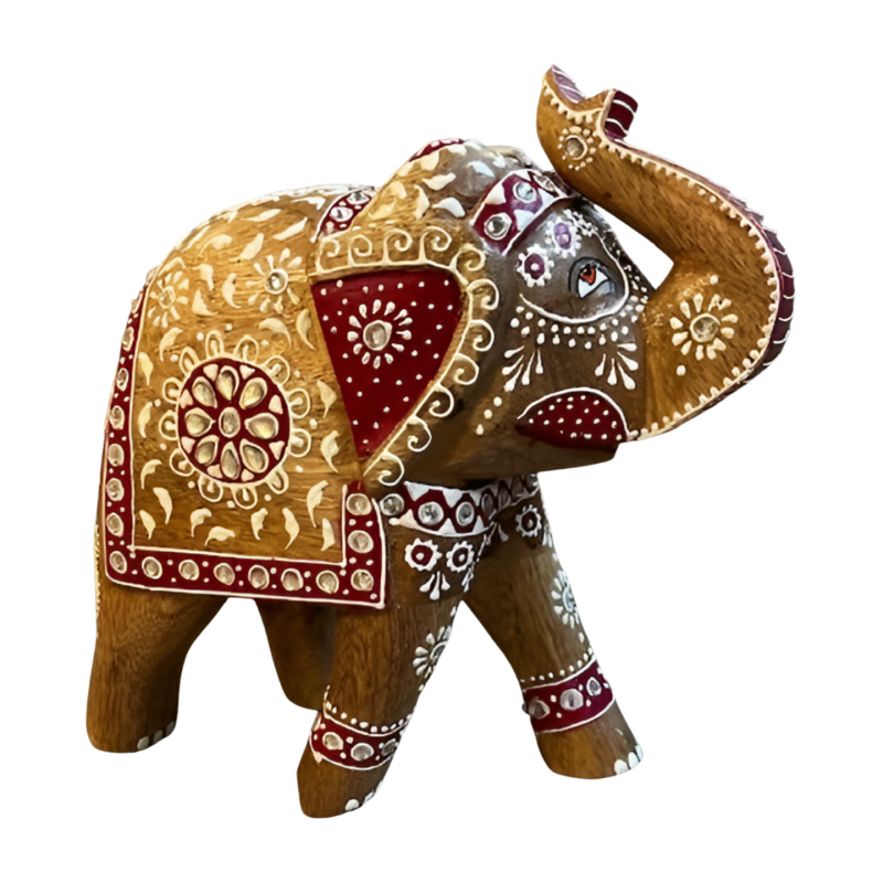 Holzelefant Indien M (80957)
