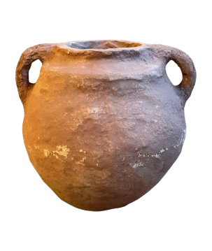 Pot met bolle oren P-M D25H26(80965)