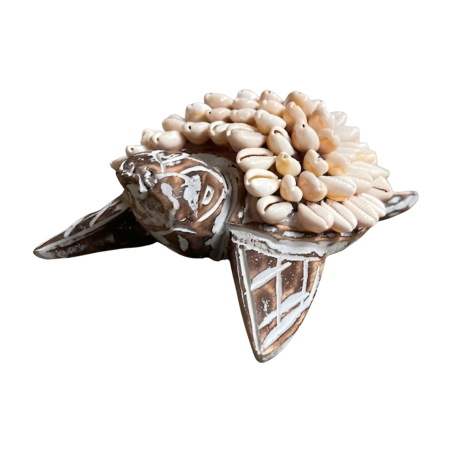Schildpad met schelp 14x10 cm (80995)