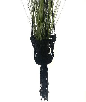 Planthanger macramé black (3579)