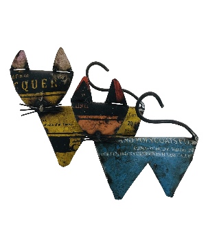 Cat old iron big 23x18cm (5182)