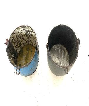 Bucket old iron D11H10cm(3586)