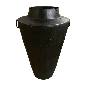 Big vase black 70xH100cm(3600)