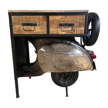 Scooter backside 2-draw. (3602)