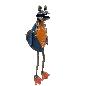 Frog go surfing 14x16H40cm(3631)