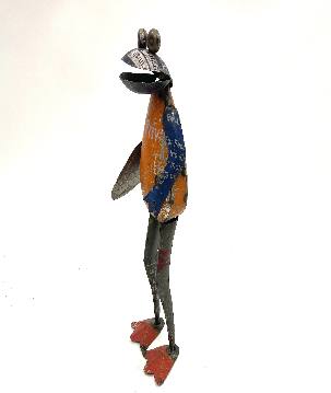 Frog go surfing 14x16H40cm(3631)