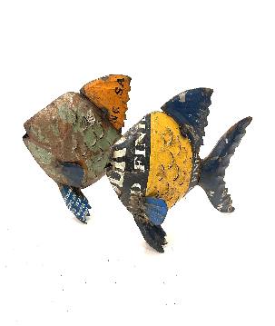 Fish old iron 29x6H17cm(3633)