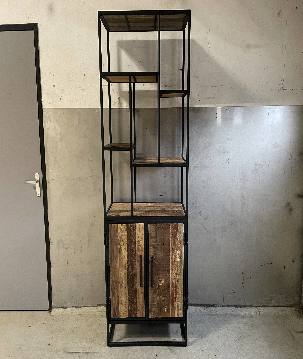 Bookshelve old wood (3671)
