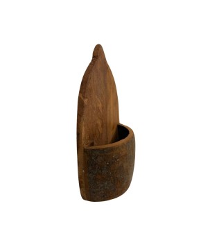 Houten wandbloempot 13x7H24 (7217)