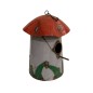 Mushroom birdh. D18H30cm (7382)
