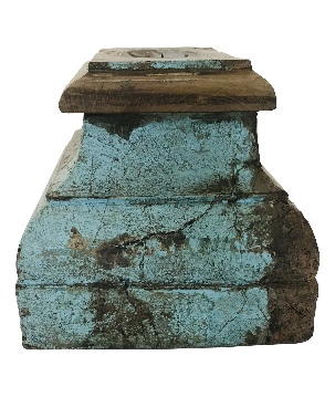Wooden base candlestand big