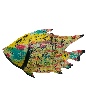 Iron big fish Picasso 85x17x67cm