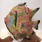 Iron big fish Picasso 85x17x67cm