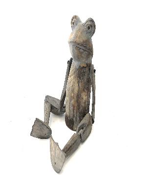 Frog golek S zith. 20cm grey (7281)