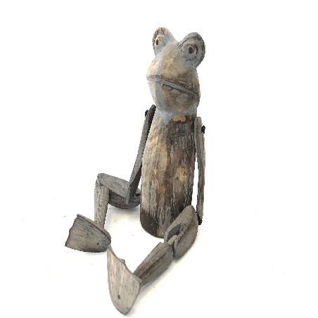 Frog golek S zith. 20cm grey (7281)