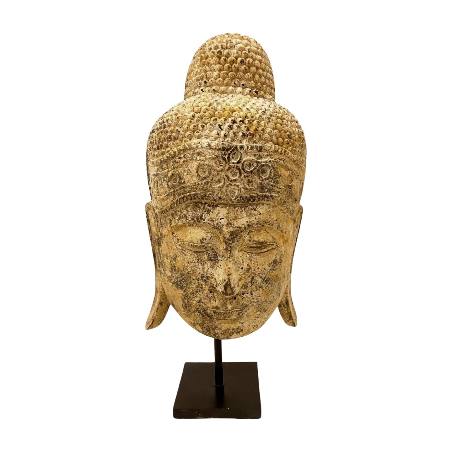 Big mask buddha w. stand(3804)