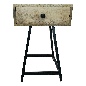 Bedside iron legs,40x37 H60cm (5201)
