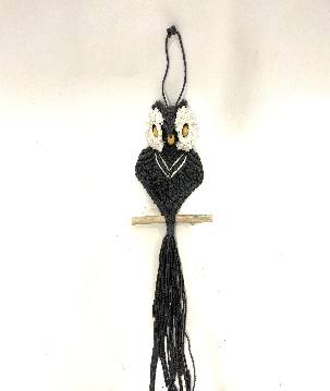 Owl grey macramé (3810)