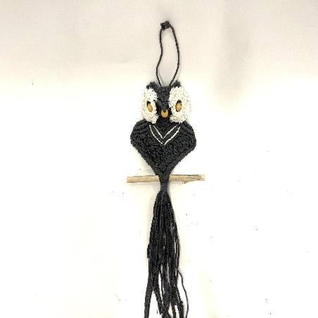Owl grey macramé (3810)