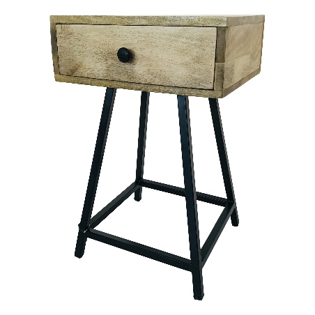 Bedside iron legs,40x37 H60cm (5201)