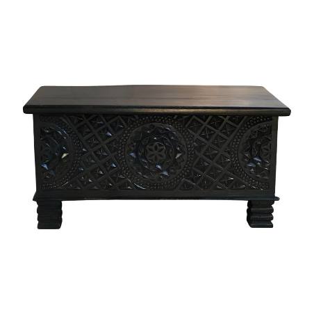 Box carving black (3819)