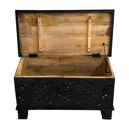 Box carving black (3819)