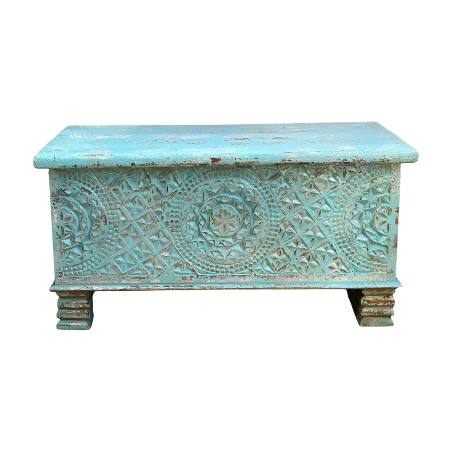 Box carving turqoise (3820)
