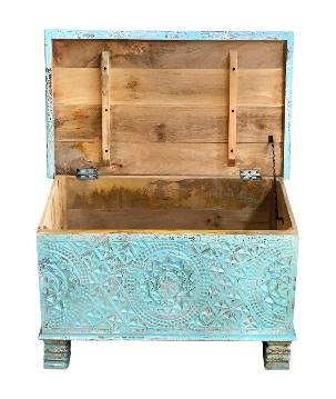 Box carving turqoise (3820)