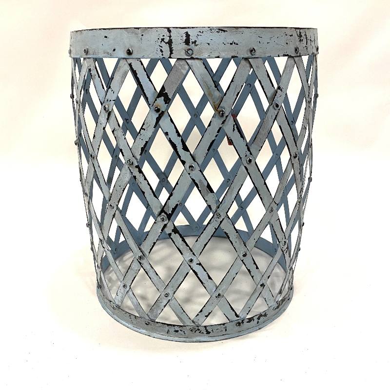 Iron stool turqoise (3825)