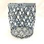 Iron stool turqoise (3825)