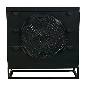 Cabinet carving 3-draw. black(3833)