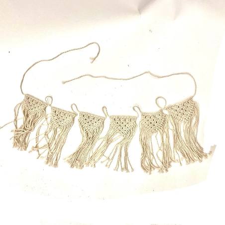 Flag garland  macramé (3843)