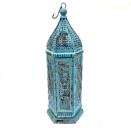 Lantern iron turq. (3847)