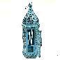 Lantern iron turq. H76cm (3847)