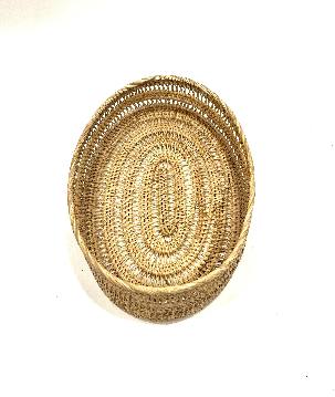 Oval tray rattan S/3 (3859)
