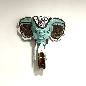 Elephant head turq. (3871)