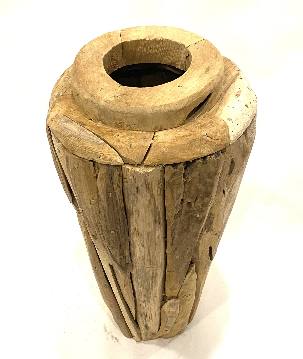 Vase teak akar H50cm(3884)