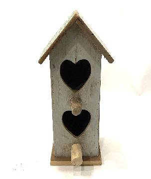 Birdhouse 2-hearts (3886)