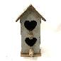 Birdhouse 2-hearts (3886)