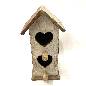 Birdhouse 2-hearts (3886)