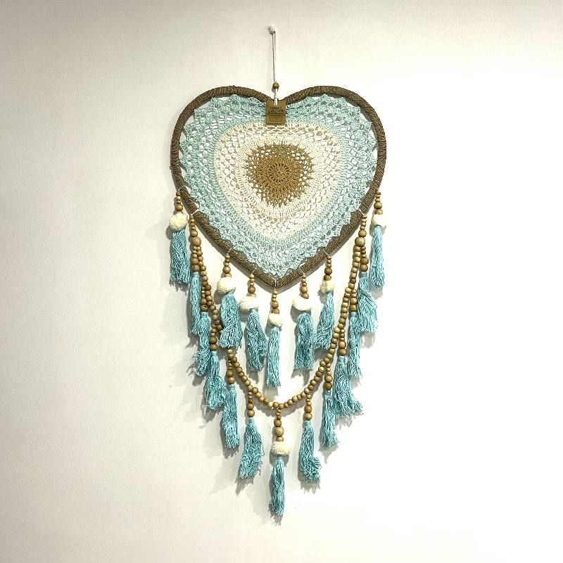 Dreamcather heart turq.(3887)