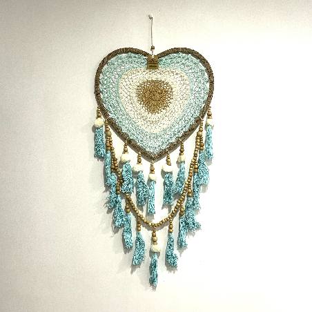 Dreamcather heart turq.(3887)
