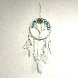 Tree beads turq./feather (3889)