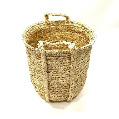 Basket sisal bleached L (3911)