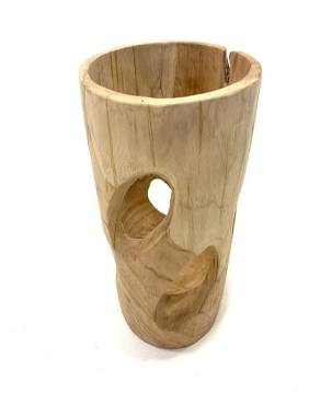 Pot teak holes D20H20 (3925)