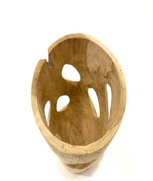 Pot teak holes D20H20 (3925)