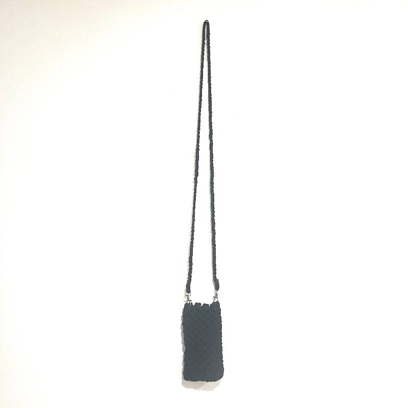 Telephone bag macramë black(3929)