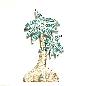 Hanger palmtree turq. (3932)