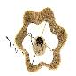 Sisal lamp standing H40cm (3947)
