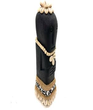 Statue stone /beads black (3963)